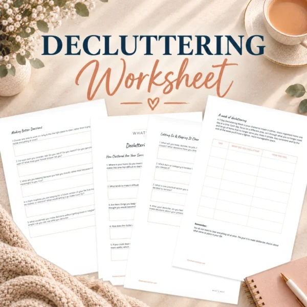 Decluttering Worksheet