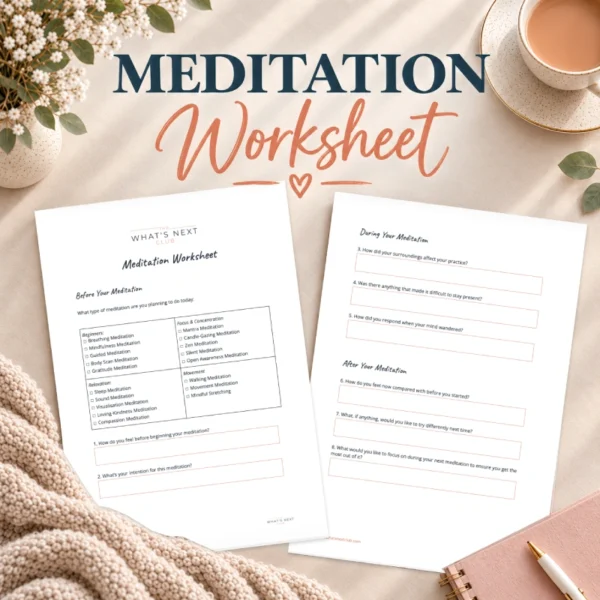 Meditation Worksheet